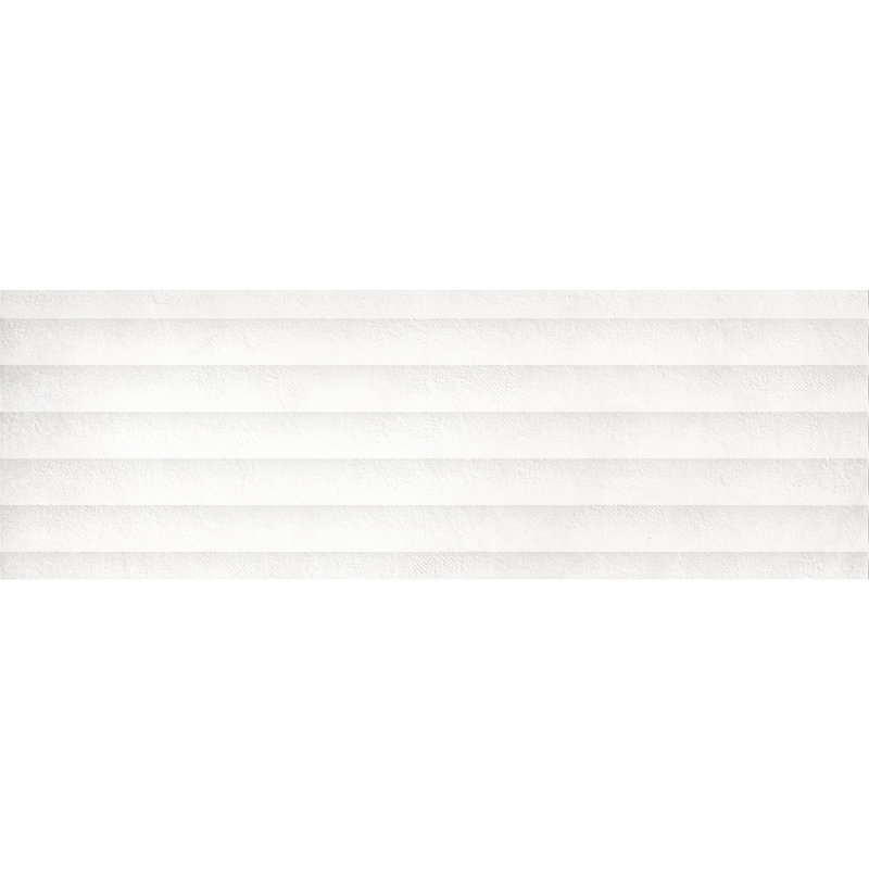 Carreau de céramique 12 po x 36 po London Blanco Décor Series, Blanc