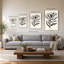 «Ink Flower I Cream» par Sara Zieve Miller - Impression sur toile