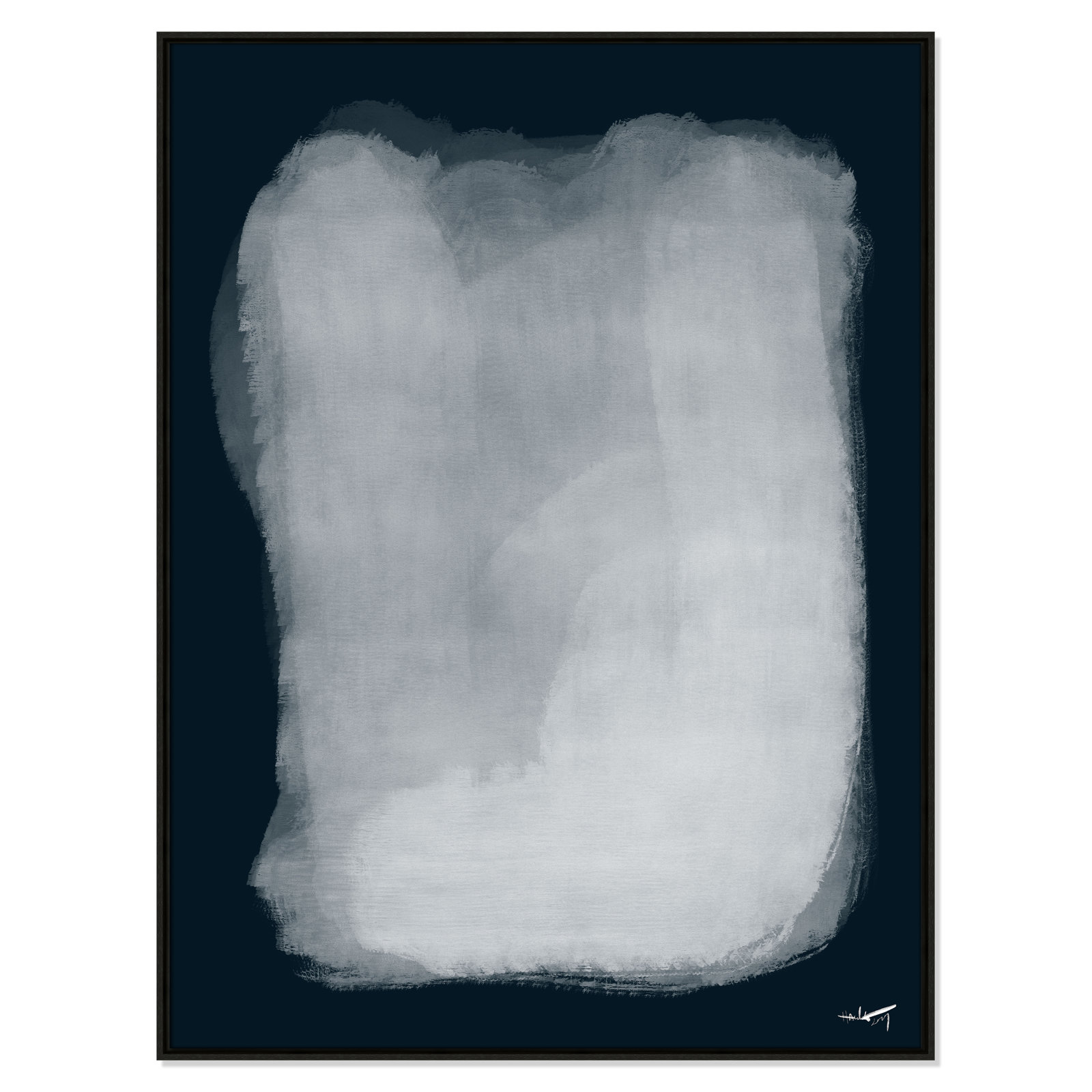 Calme 001 Print by N.Atelier, Espresso, 49.5" H x 37.5" W