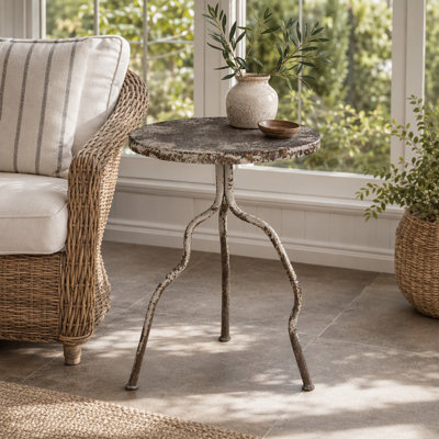Table d'appoint ronde Naturally Aged