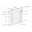 Faux Wood Blinds PVC Venetian Window Blinds Moisture Resistant Corded Light Filtering for Kitchen Bathroom Bedroom-538424676-538424688