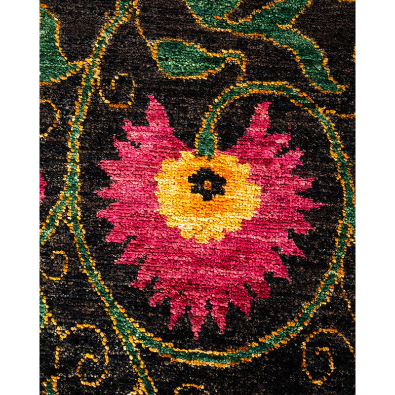 Suzani One-of-a-Kind 8' 4" X 10' 7" Hand Knotted Area Rug