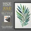 Palm Frond Flow I - impression encadrée de qualité supérieure - prête à être accrochée - aucun clou requis - aucun clou requis-1544442420-1544442428