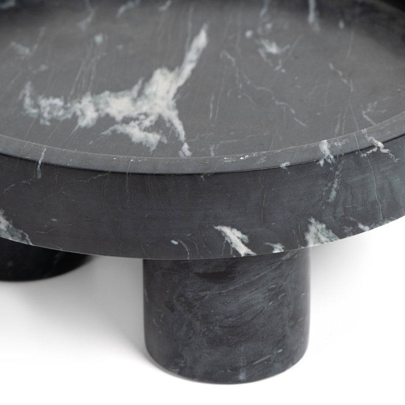 Kanto Marble Decorative Bowl, Tumbled Rust