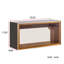 Armoire de rangement murale à épices à grande capacité avec porte escamotable, parfaite pour l'organisation de la cuisine et de la salle à manger