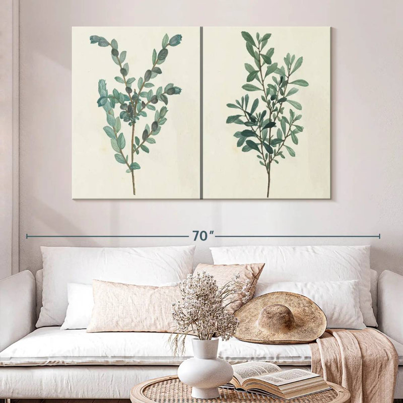 Harnek Victorian Garden Greenery, H 34 po x l 51 po