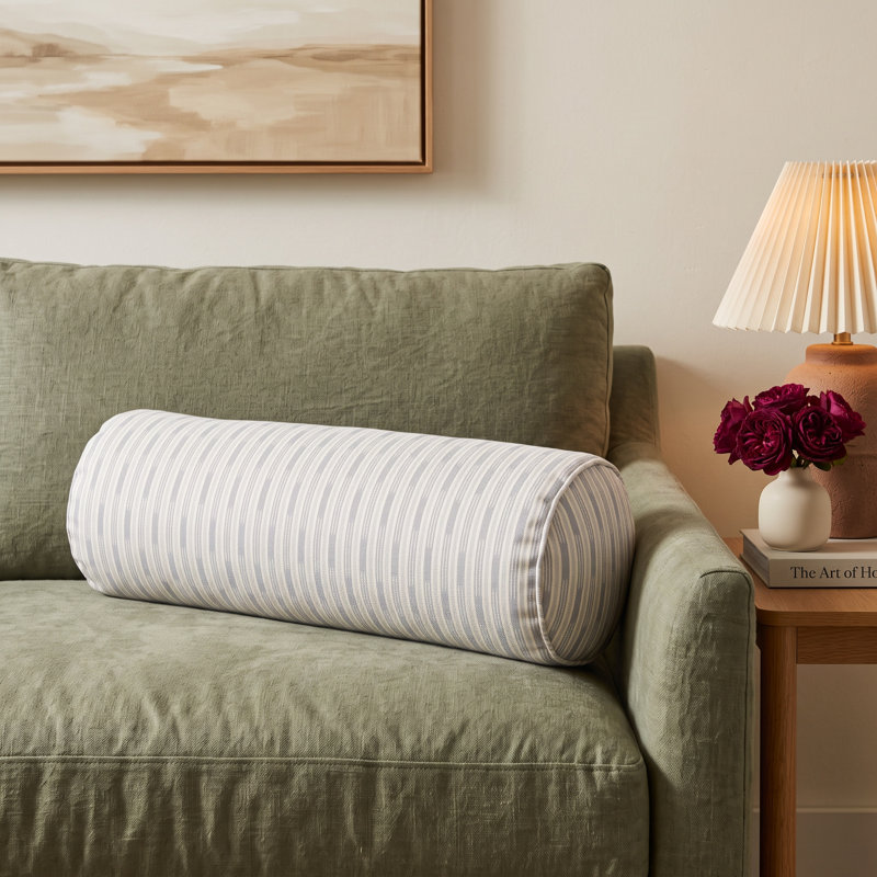 Norrell Stripe Accent Pillow, Blue