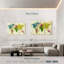 Carte du monde des taches de peinture Aliaz-107937560