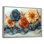 «Jaciana Dreamscape Dancing parmi les Zinnias II», art mural Zinnias