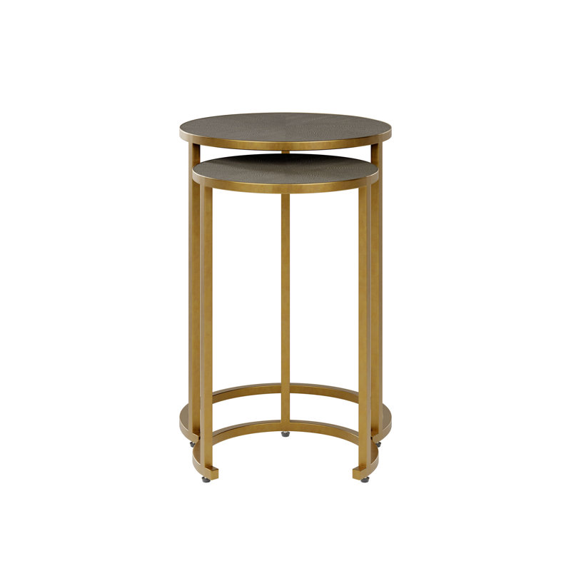 Heredia Frame Nesting Tables, Grey
