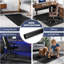 Tapis de chaise de bureau pour tapis, tapis de chaise de bureau d'ordinateur 48 po x 30 po pour les planchers à moquette basse. Noir