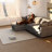102" L-Shaped Modular Sectional Sofa with Movable Ottoman, 3-Seater Cloud Couch with Chenille Fabric & High-Resiliency Foam, DIY Combination, Easy Assembly Required-588357141