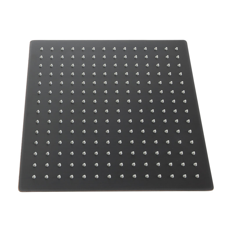 10" Wall Mount Rainfall Square Shower Head, Oil-Rubbed Bronze
