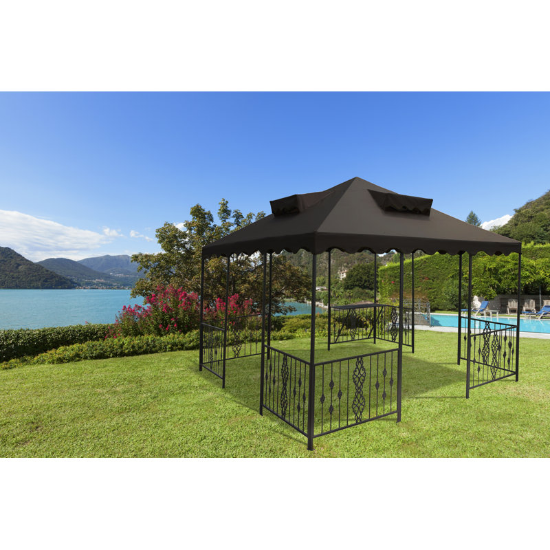 Veranda L 12 pi. D Pavillon de jardin en acier