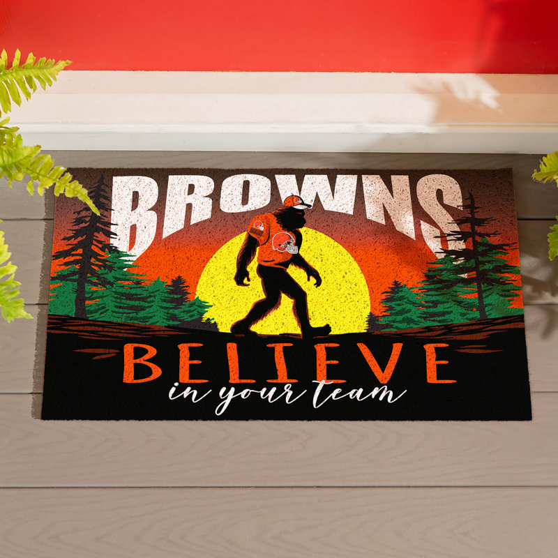 Paillasson en PVC Cleveland Browns Bigfoot, 28 po x 16 po