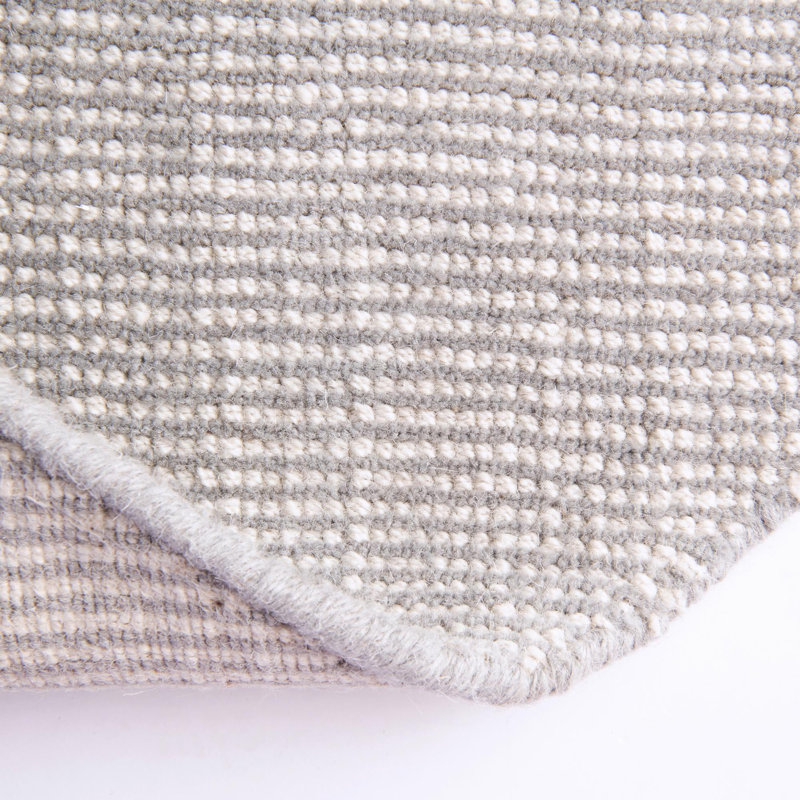 Liabah Wool Striped Indoor Rug, Round 3'3"