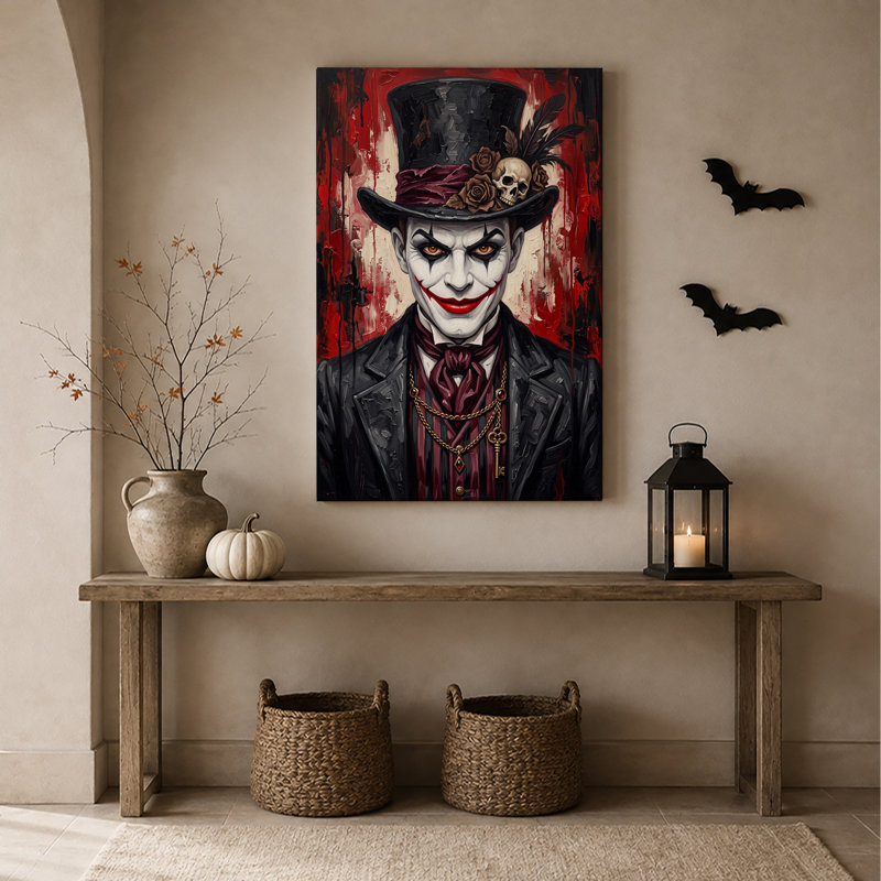 Art mural sur toile Halloween, H 48 po x l 32 po