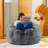 Bean Bag Chair, Flower Type Bean Bag Sofa Chair, Plush Lazy Sofa Comfy Chair, Fluffy And Lazy Sofa With Backrest, Beanbag Chair For Adults In Livingroom, Bedroom-868878527