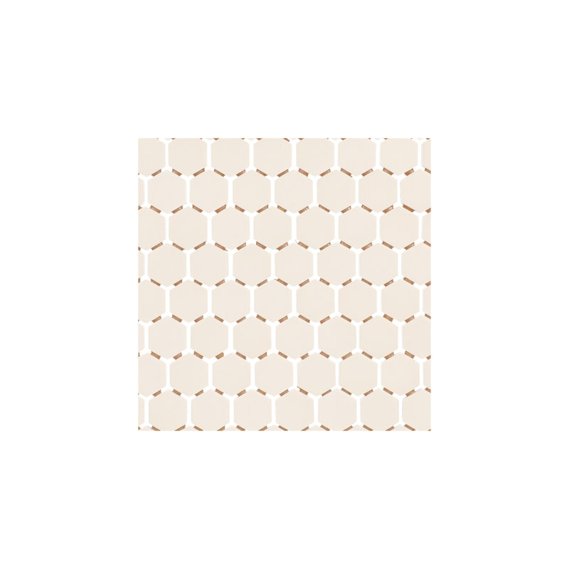 Carreau de mosaïque en porcelaine amande 12 po x 24 po Dalton