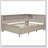 Full Size Wood Daybed With Storage Shelves And 3 Drawers, Antique White Milk