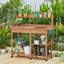 Potting Bench Table with Removable Sink-1693677599