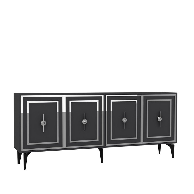 Console, Noir / argenté