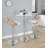 Round Metal Base Dining Table-16695712