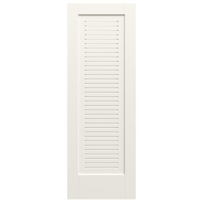 1 Panel Primed MDF Interior Door Slab Full Modern Ventilated Panel