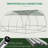 Walk-In Greenhouse, Steel Frame Greenhouse With Roll-Up Zipper Door And Windows