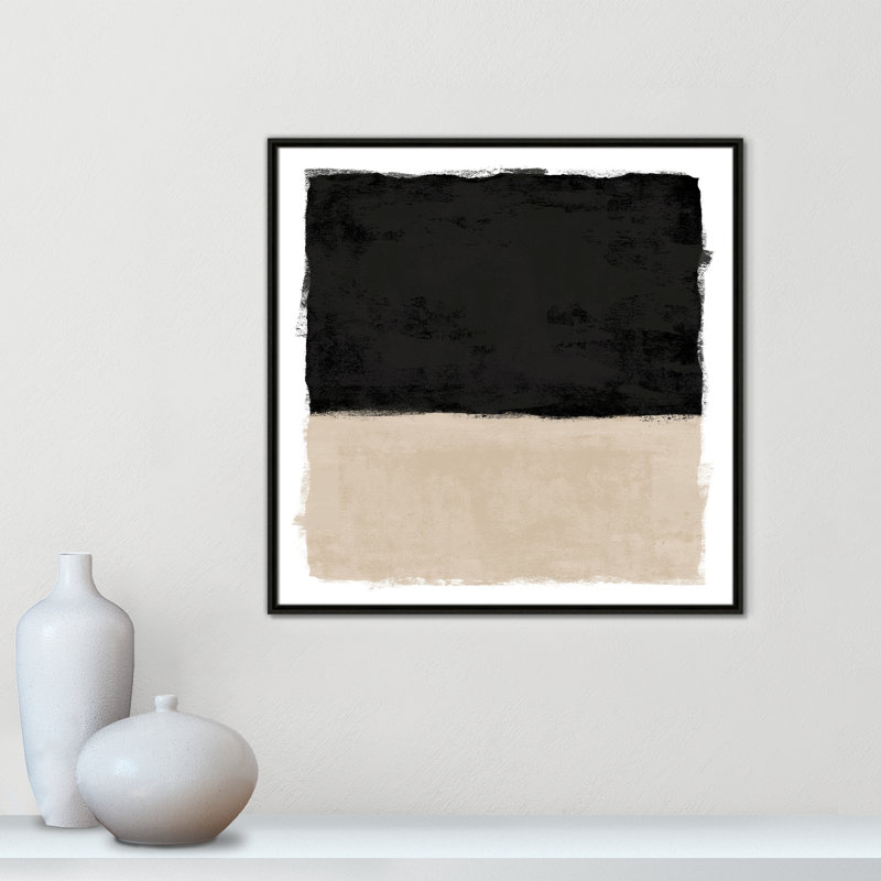 Clair de lune I - reproduction carrée de Vesrion par Natalie Carpentieri, H 31,5 po x l 31,5 po, Espresso