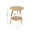 Atreu Three Leg End Table with Storage-486313460