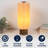 Lankford 15.75" Modern Minimalist Paper Pleated Column Accent LED Table Lamp-1042833494