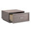 Coffee Table With Elegant Design, Medium Gray Finish