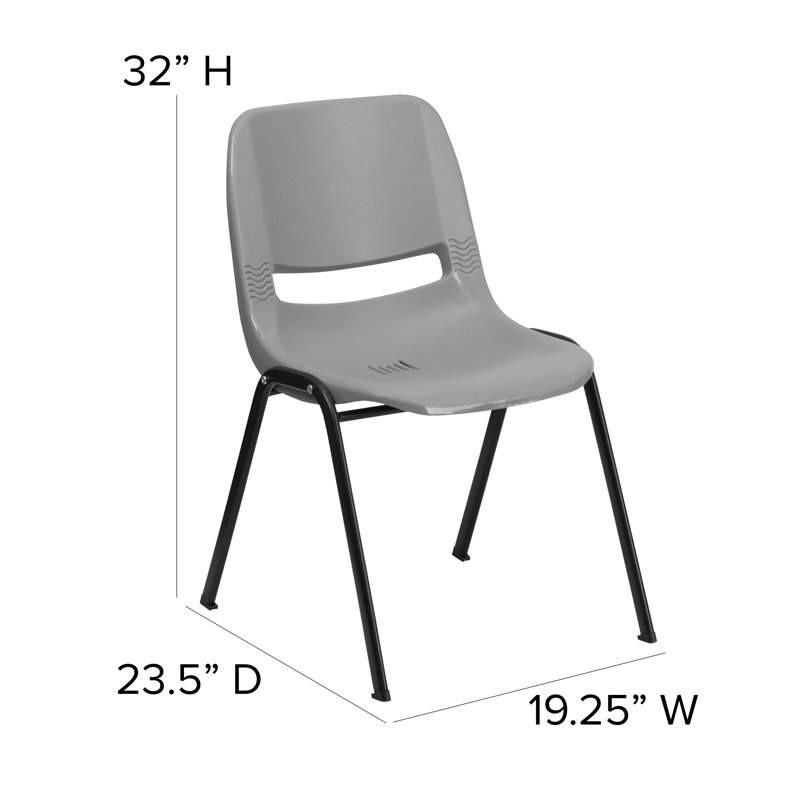 Chaise ergonomique Keaton, Gris, 1