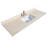Sheffield 60" Freestanding Single Bathroom Vanity with Marble Top-97651119