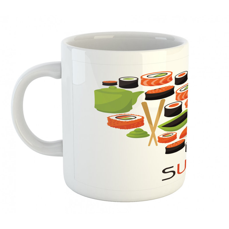 Grande tasse à café sushi