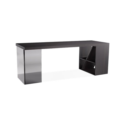 Bureau rectangulaire en bois massif Smoky Wood