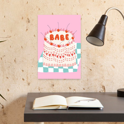 Art mural contemporain Sweet Babe Cake