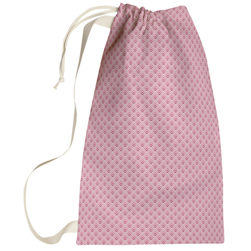 Kitterman Fabric Laundry Bag with Handles, Large (76.5" H x 29.5" W x 1.5" D), Green