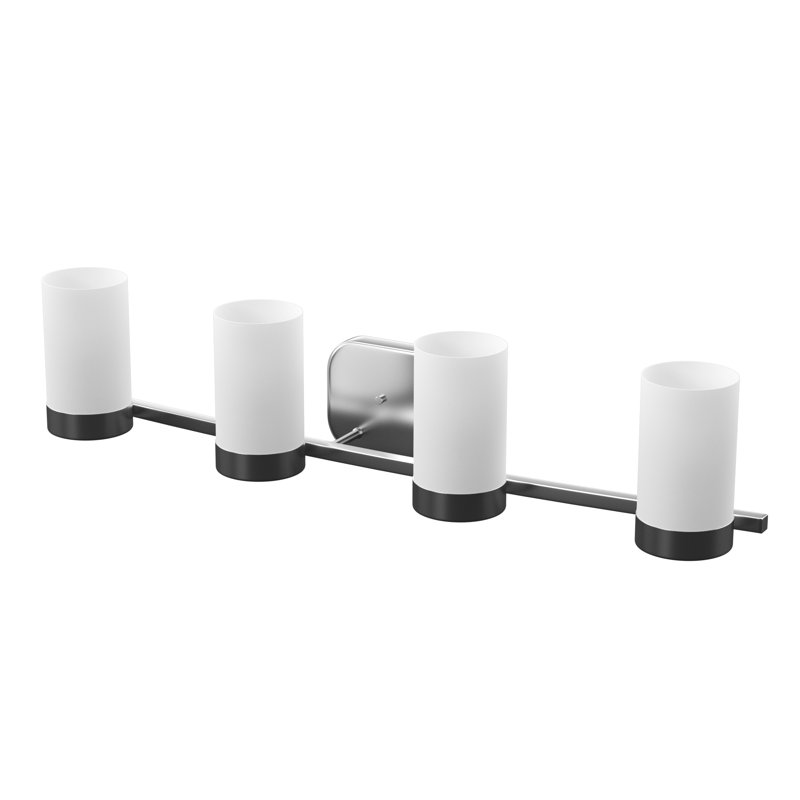 4 - Light Vanity Light, Polished Chrome