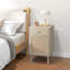 40cm W Engineered Wood Bedside Table