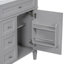 Meuble-lavabo 30,09 po avec rangement en résine-94399979
