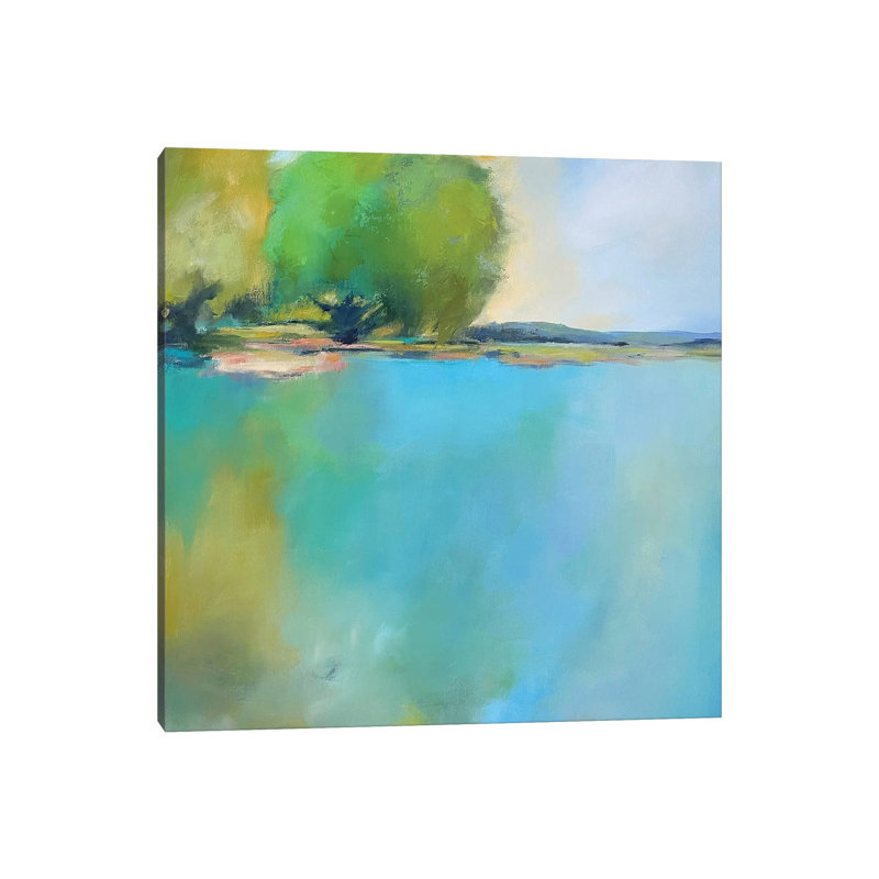 «A Silent Pact With Water», reproduction d'art murale encadrée, Toile tendue, Does Not Apply, 12" H x 12" W