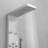 4-way Diverter Rainfall Shower Tower Panel System With Rainfall Waterfall Shower Head And Shower Hand In Brushed Nickel-103530305