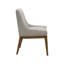 Chaise de salle à manger rembourrée, ensemble de 2