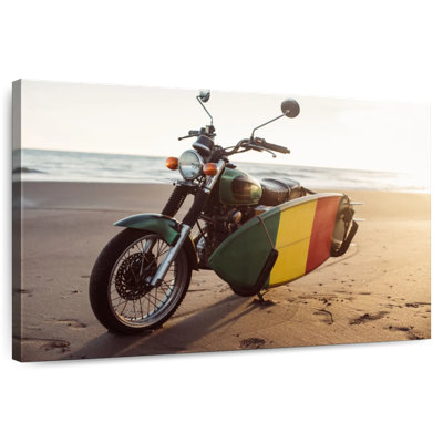 Mehar Motorcycle With Surfboard