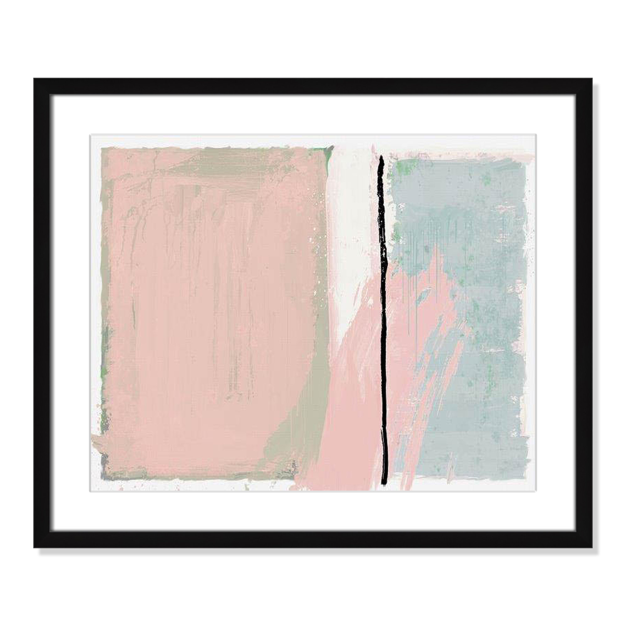 Pastel Opulance by Casa Fine Arts, Black Box Picture Framed, White, 21.5" H x 25.5" W x 1.25" D