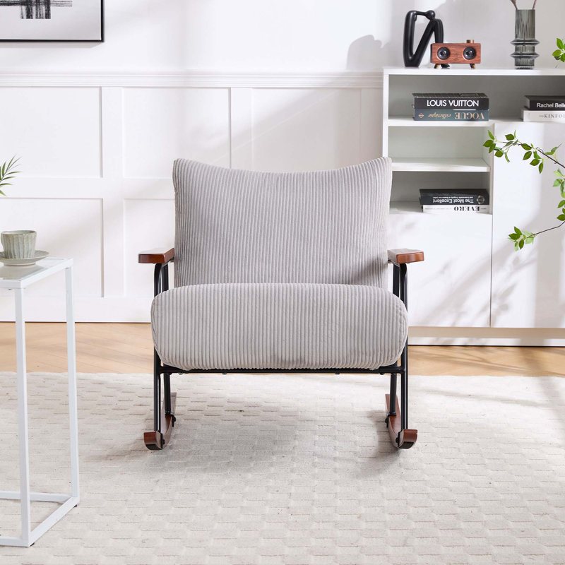 Fauteuil à bascule Modern, Gris