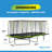 Machrus Upper Bounce - Mega 10' X 17' Gymnastics Style, Rectangular Trampoline - Green/Black