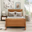 Lit plateforme avec base de lit en bois et lit-bateau